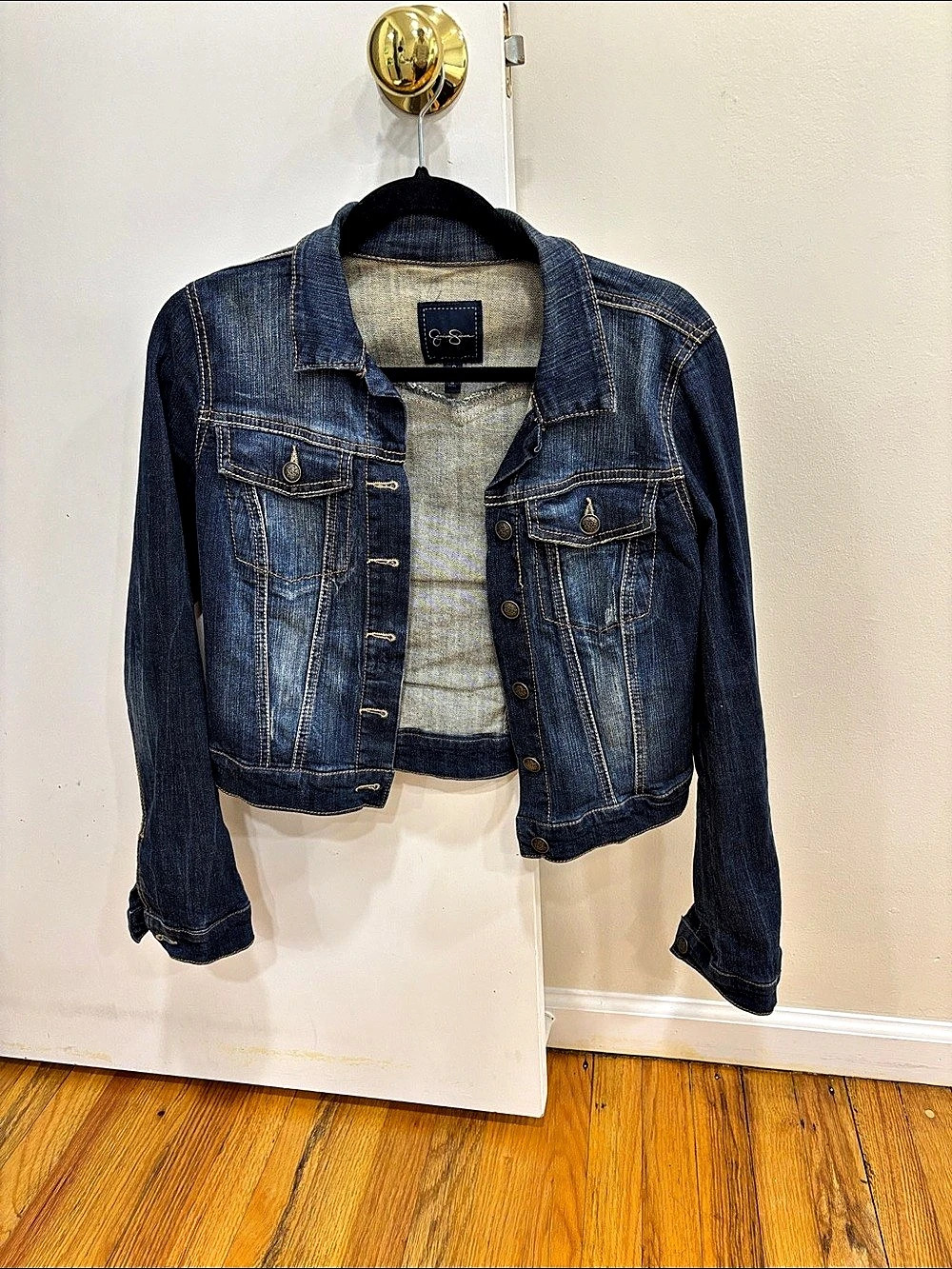 Jessica Simpson Denim Jean Jacket Size Small
